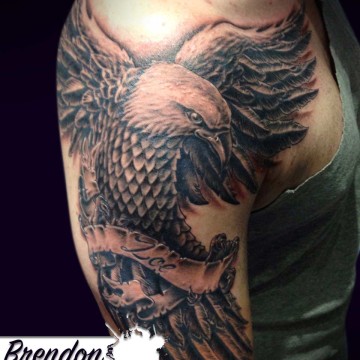Wicked Ink – Tattoo Artist – Brendon – Eagle