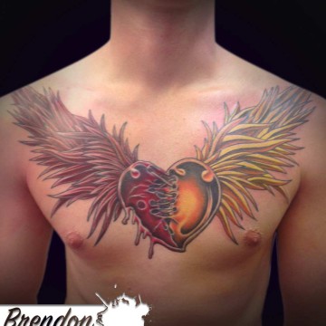 Wicked Ink – Tattoo Artist – Brendon – Heart