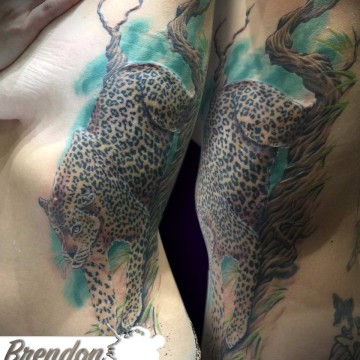 Wicked Ink – Tattoo Artist – Brendon – Leopard