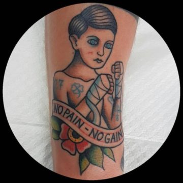 Dylan Tattoo No Pain, No Gain