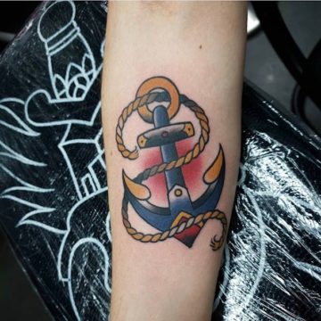 Tom tattooer – Anchor