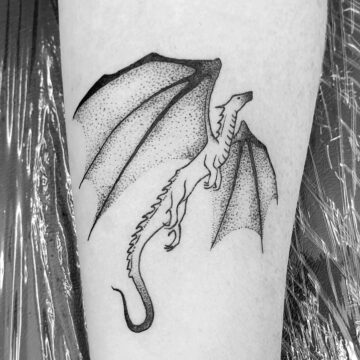 Mel Schwarz Tattoo – Dragon